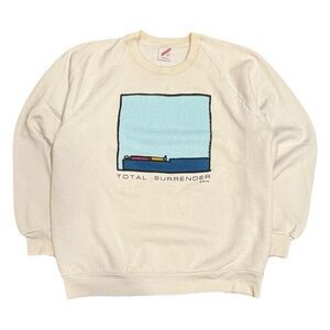 Vintage Total Surrender Jerzees Made in USA 80s Single Stitch Crewneck